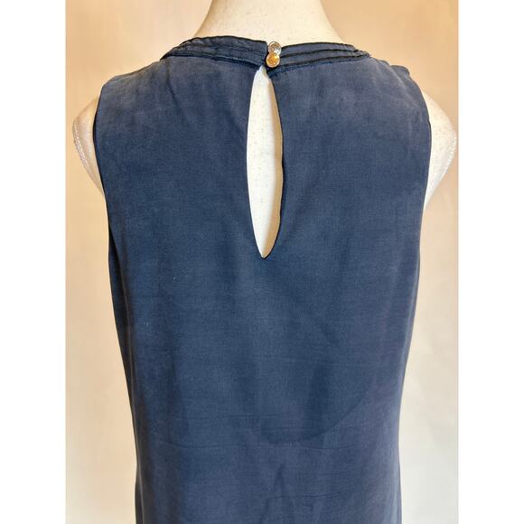 Tommy Bahamas | 100% Silk Embroidered Floral Shift Dress w/Pockets | Small - Picture 13 of 16